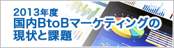 2013年度国内BtoBマーケティングの現状と課題