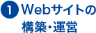 1. Webサイトの構築・運営